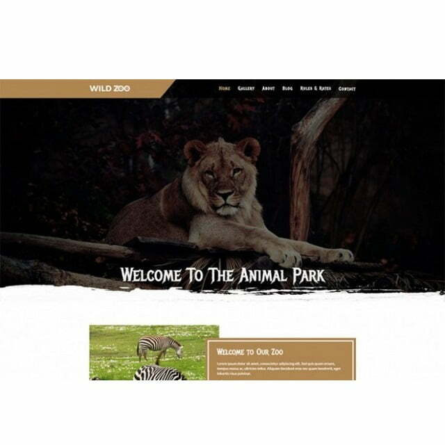 Wild Zoo Multipage – HTML Template Wild Zoo Multipage – HTML Template
