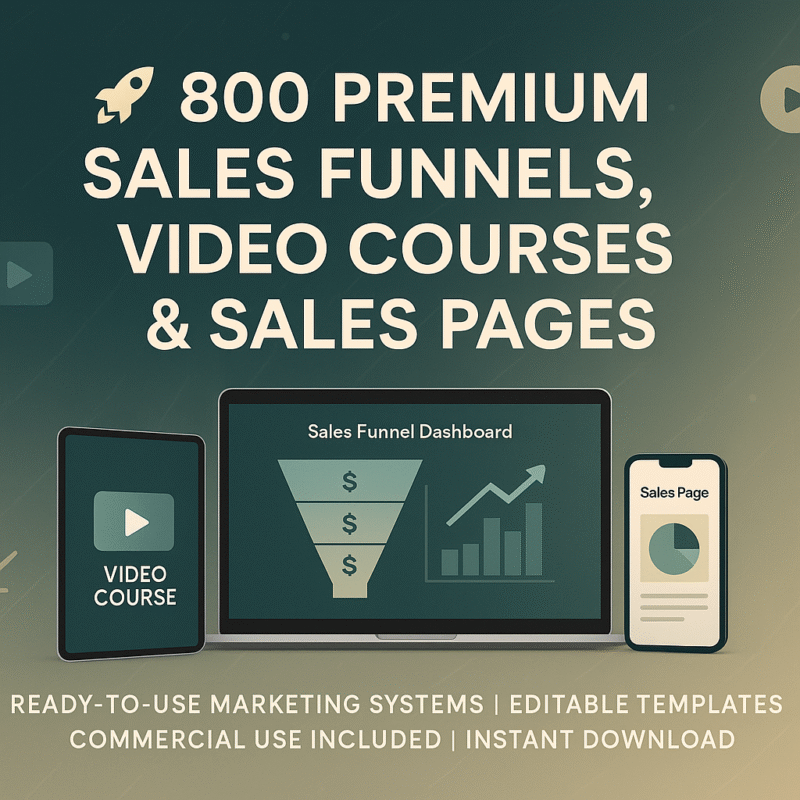 Sales Funnels with resell rights